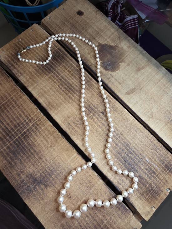 Monet Jewelry - Vintage Monet Faux Pearl Long Necklace